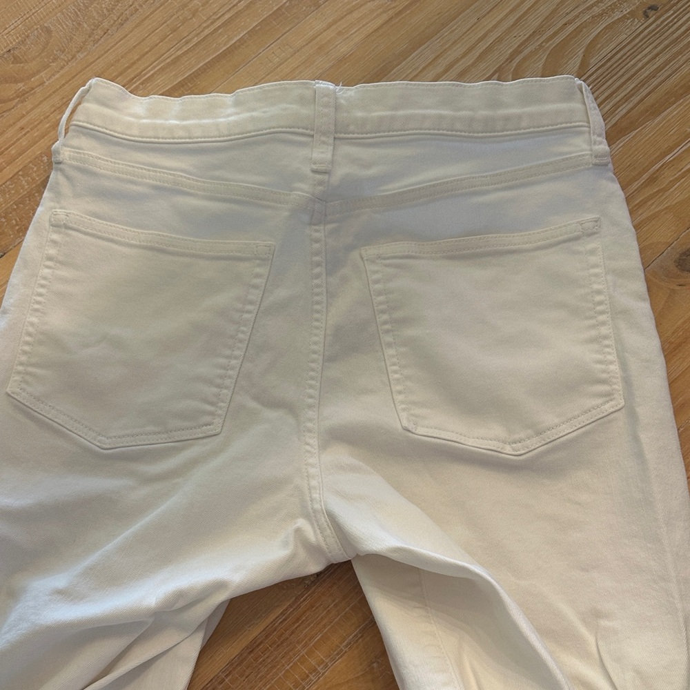 J. Crew White Wide-Leg Crop Jeans - Picture 4 of 6